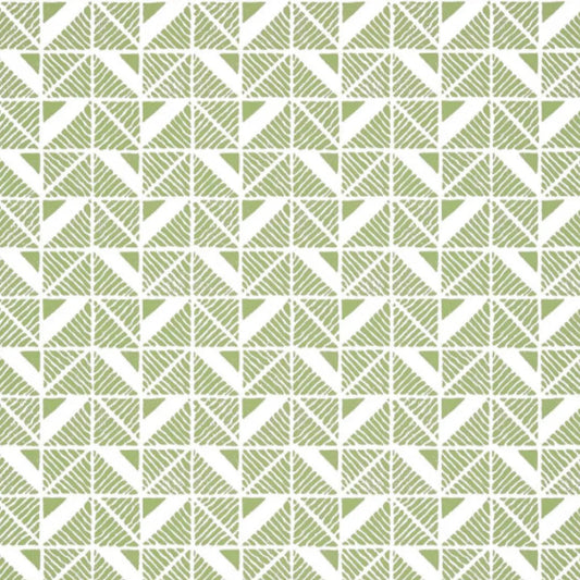Closeup of a wallpaper showing its Art-Deco, Contemporary, Two-tone pattern, color, and subtle texture.
