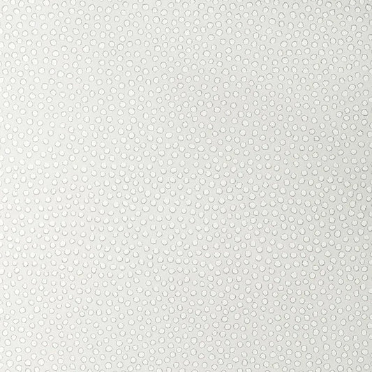 Closeup of a wallpaper showing its Contemporary, Dots, Kids, Monochrome, Two-tone pattern, color, and subtle texture.