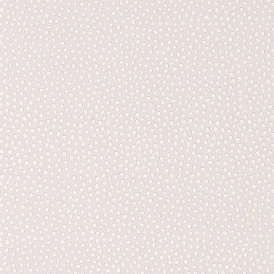 Closeup of a wallpaper showing its Contemporary, Dots, Kids, Pastels, Two-tone pattern, color, and subtle texture.