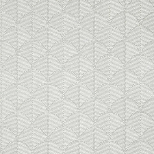 Closeup of a wallpaper showing its Art-Deco, Geometric, Unicolour pattern, color, and subtle texture.