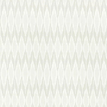 Closeup of a wallpaper showing its Chevron, Contemporary, Geometric, Monochrome, Two-tone pattern, color, and subtle texture.