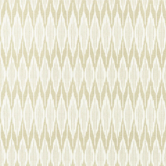 Closeup of a wallpaper showing its Chevron, Contemporary, Geometric, Neutrals, Two-tone pattern, color, and subtle texture.