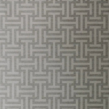 Closeup of a wallpaper showing its Geometric, Monochrome, Two-tone pattern, color, and subtle texture.