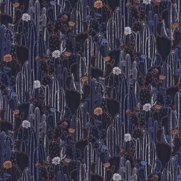 Closeup of a wallpaper showing its Contemporary, Dramatic, Two-tone pattern, color, and subtle texture.