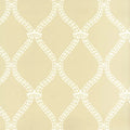 Closeup of a wallpaper showing its Contemporary, Neutrals, Trellis, Two-tone pattern, color, and subtle texture.