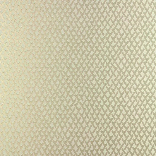Closeup of a wallpaper showing its Contemporary, Geometric, Neutrals pattern, color, and subtle texture.