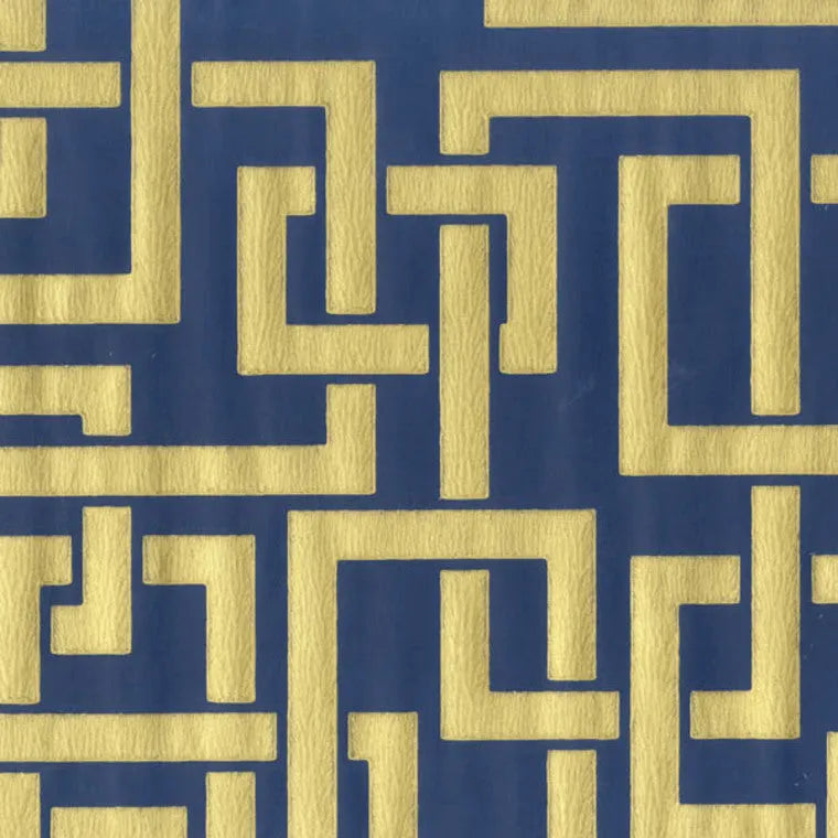 Closeup of a wallpaper showing its Blue, Contemporary, Geometric, Two-tone pattern, color, and subtle texture.