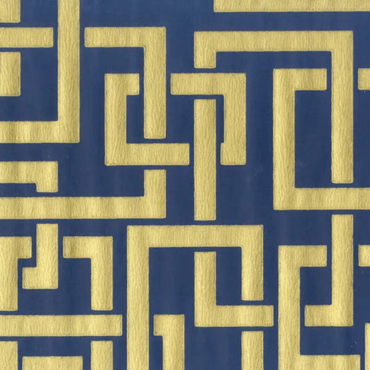 Closeup of a wallpaper showing its Blue, Contemporary, Geometric, Two-tone pattern, color, and subtle texture.