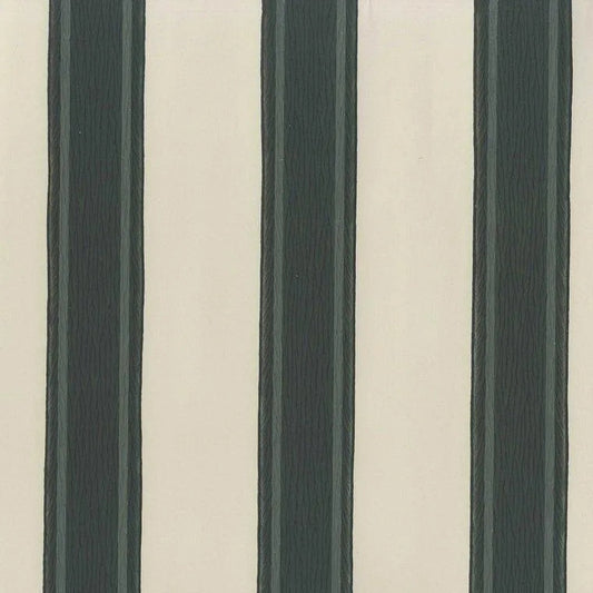 Closeup of a wallpaper showing its Contemporary, Stripes, Two-tone pattern, color, and subtle texture.