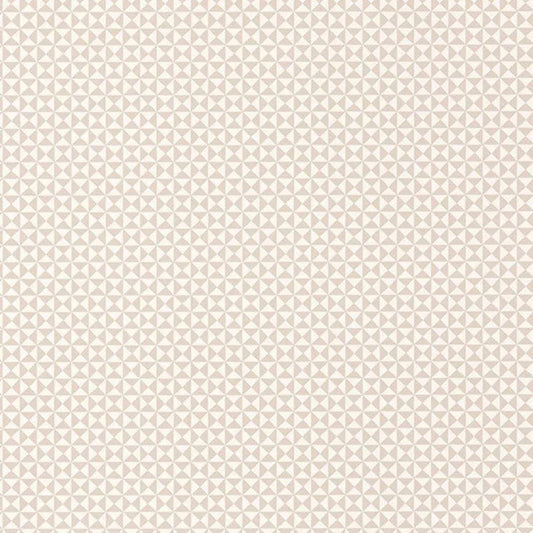 Closeup of a wallpaper showing its Dots, Geometric, Kids, Neutrals, Two-tone pattern, color, and subtle texture.