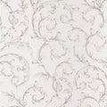 Closeup of a wallpaper showing its Floral, Neutrals, Two-tone pattern, color, and subtle texture.