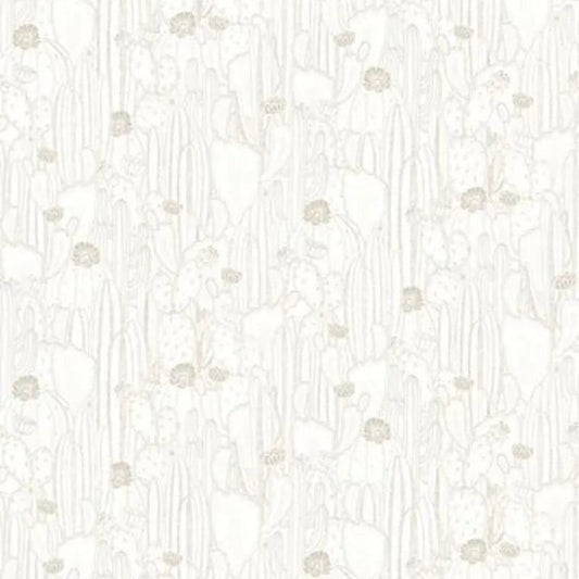 Closeup of a wallpaper showing its Contemporary, Neutrals, Two-tone pattern, color, and subtle texture.