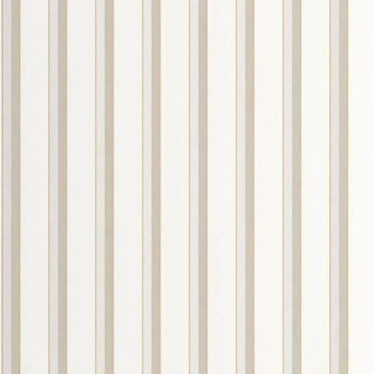 Closeup of a wallpaper showing its Contemporary, Neutrals, Stripes, Two-tone pattern, color, and subtle texture.