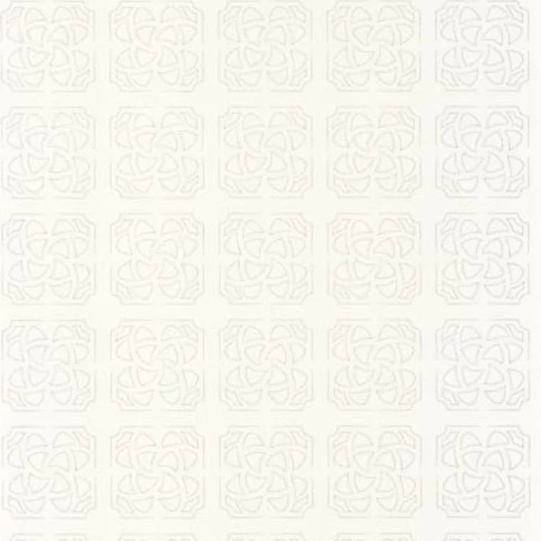 Closeup of a wallpaper showing its Art-Deco, Contemporary, Geometric, Neutrals, Unicolour pattern, color, and subtle texture.