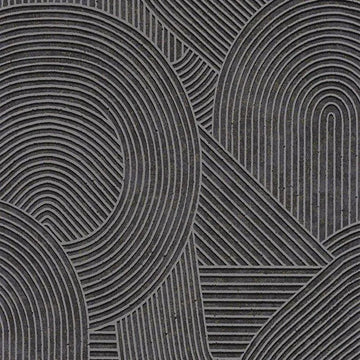 Closeup of a wallpaper showing its Art-Deco, Contemporary, Dramatic, Geometric, Monochrome, Unicolour pattern, color, and subtle texture.
