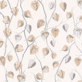 Closeup of a wallpaper showing its Nature, Neutrals pattern, color, and subtle texture.