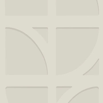 Closeup of a wallpaper showing its Art-Deco, Contemporary, Geometric, Neutrals, Unicolour pattern, color, and subtle texture.