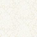 Closeup of a wallpaper showing its Floral, Neutrals, Two-tone pattern, color, and subtle texture.