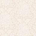 Closeup of a wallpaper showing its Floral, Neutrals, Two-tone pattern, color, and subtle texture.