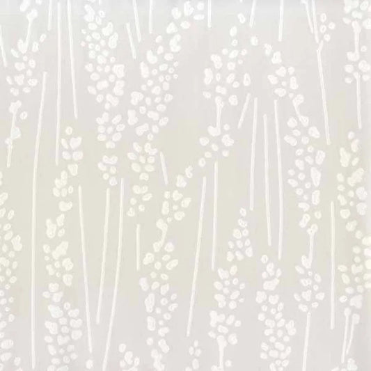 Closeup of a wallpaper showing its Contemporary, Floral, Monochrome, Nature, Two-tone pattern, color, and subtle texture.
