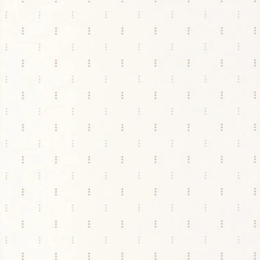 Closeup of a wallpaper showing its Dots, Kids, Neutrals, Two-tone pattern, color, and subtle texture.