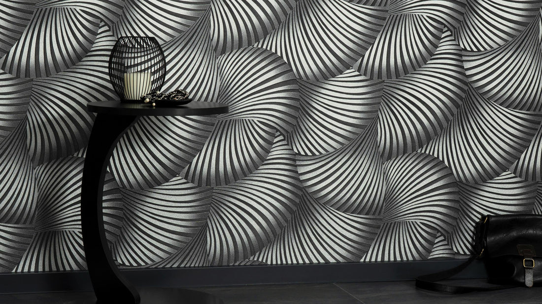 Close-up of a textured surface with concentric circular patterns.
