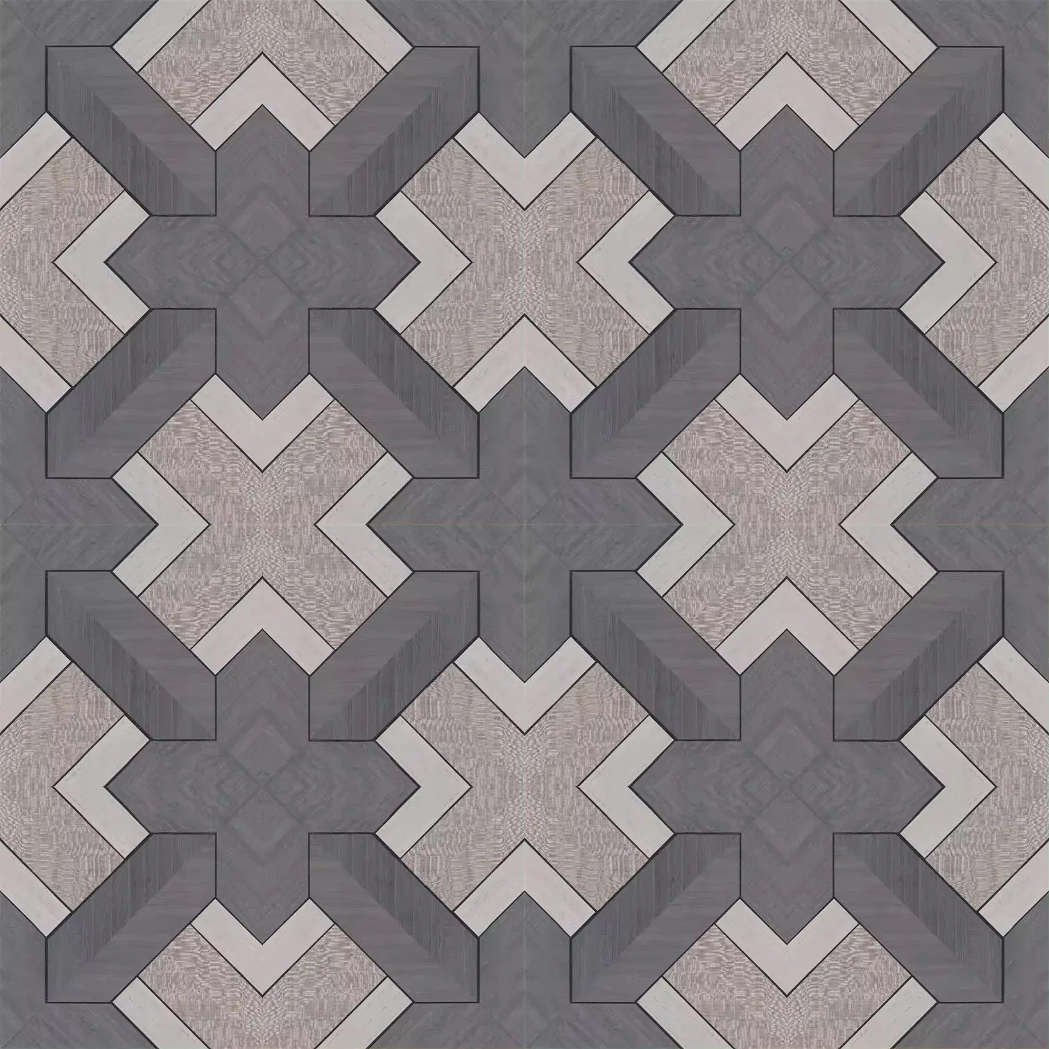 Wallpaper installed in a room showing its full pattern, color