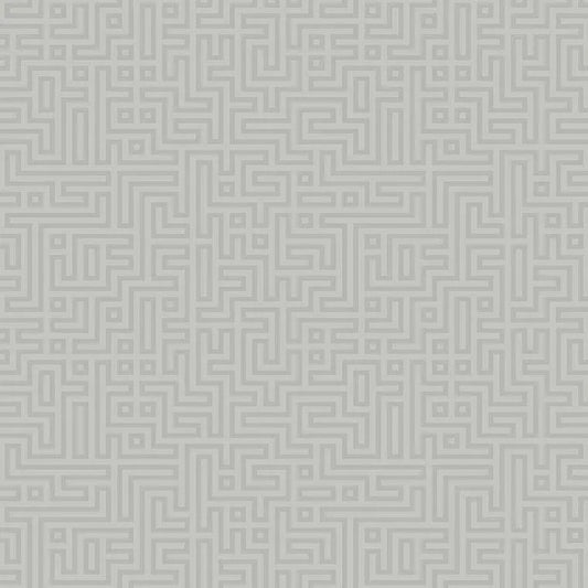 Closeup of a wallpaper showing its Cream, Geometric, Greek, Monochrome, Unicolour pattern, color, and subtle texture.