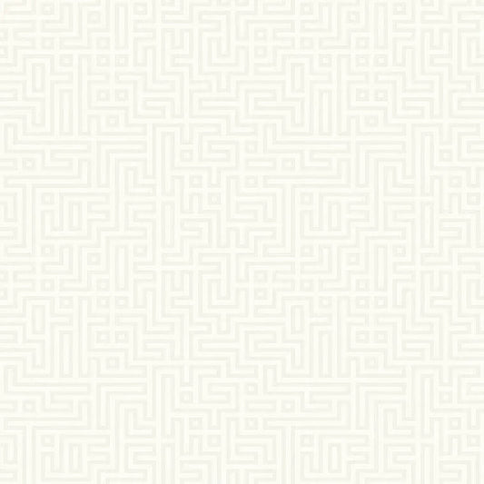 Closeup of a wallpaper showing its Geometric, Greek, Monochrome, Unicolour pattern, color, and subtle texture.