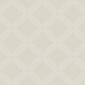 Closeup of a wallpaper showing its Art-Deco, Geometric, Neutrals, Unicolour pattern, color, and subtle texture.