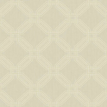 Closeup of a wallpaper showing its Art-Deco, Geometric, Neutrals, Unicolour pattern, color, and subtle texture.