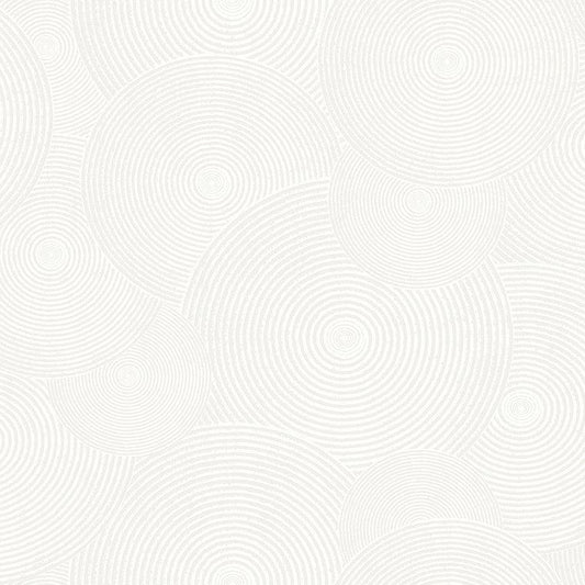 Closeup of a wallpaper showing its Circles, Monochrome, Unicolour pattern, color, and subtle texture.