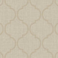 Closeup of a wallpaper showing its Neutrals, Trellis, Unicolour, Vinyl pattern, color, and subtle texture.