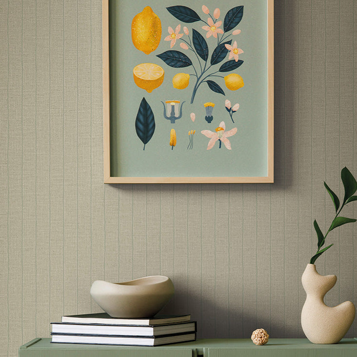 Textured green pattern with vertical stripes