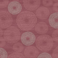 Closeup of a wallpaper showing its Circles, Contemporary, Red pattern, color, and subtle texture.