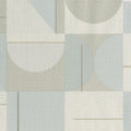 Patterned tile design with geometric shapes in neutral colors