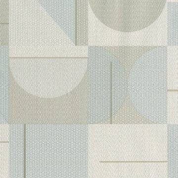 Patterned tile design with geometric shapes in neutral colors