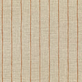 Textured fabric with vertical brown stripes on a beige background