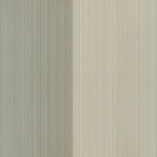 Closeup of a wallpaper showing its Contemporary, Green, Stripes, Two-tone pattern, color, and subtle texture.