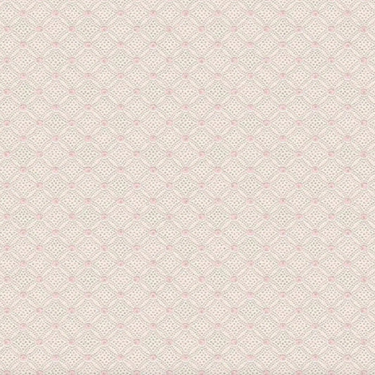 Closeup of a wallpaper showing its Contemporary, Geometric, Pastels, Pink, Unicolour pattern, color, and subtle texture.