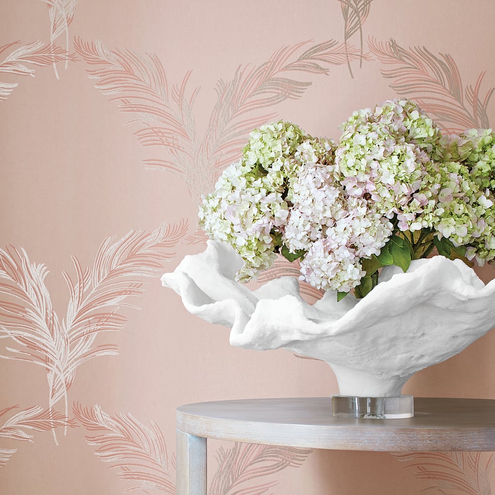 Anna French Metallic Pewter Plumes AT7928