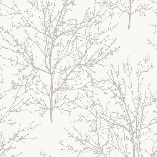 Closeup of a wallpaper showing its Monochrome, Nature, Neutrals, Two-tone pattern, color, and subtle texture.