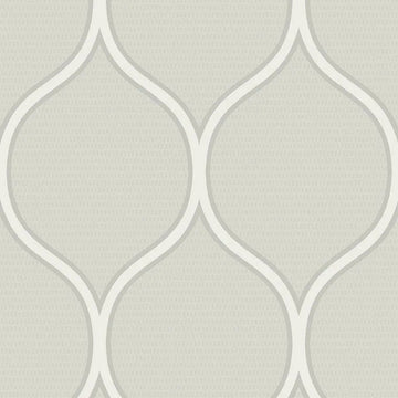 Closeup of a wallpaper showing its Contemporary, Monochrome pattern, color, and subtle texture.