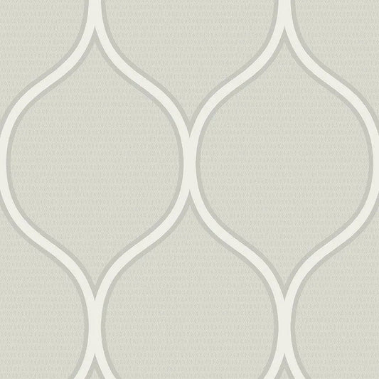 Closeup of a wallpaper showing its Contemporary, Monochrome pattern, color, and subtle texture.
