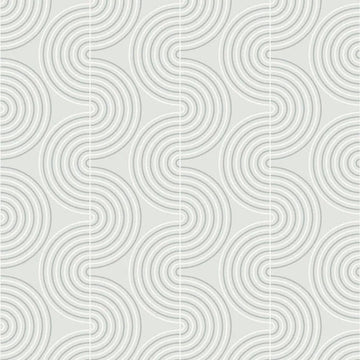 Closeup of a wallpaper showing its Contemporary, Monochrome, Unicolour, Waves pattern, color, and subtle texture.