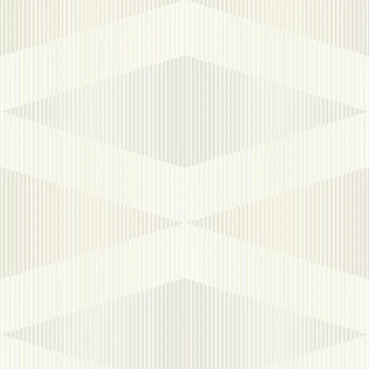 Closeup of a wallpaper showing its Contemporary, Cream, Geometric, Neutrals pattern, color, and subtle texture.