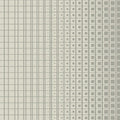 Closeup of a wallpaper showing its Contemporary, Geometric, Monochrome, Neutrals, Two-tone pattern, color, and subtle texture.