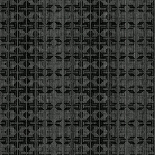 Closeup of a wallpaper showing its Geometric, Greek, Monochrome, Unicolour pattern, color, and subtle texture.