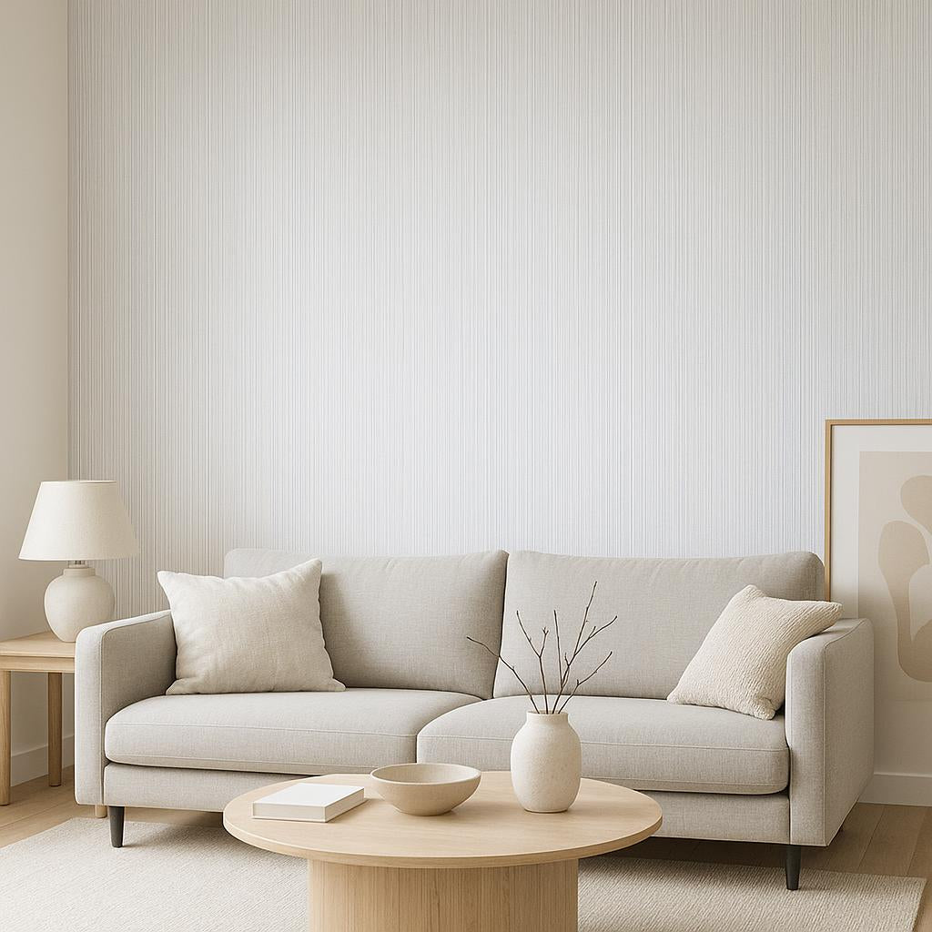 Erismann Cameo 10533-43 soft blue vertical stripe wallpaper sample