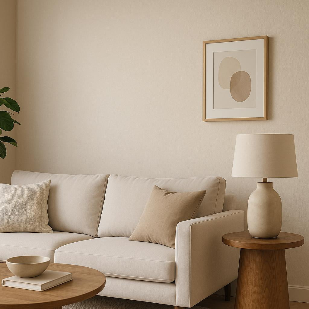 Erismann Elysium 10473-02 cream linen-texture wallpaper sample